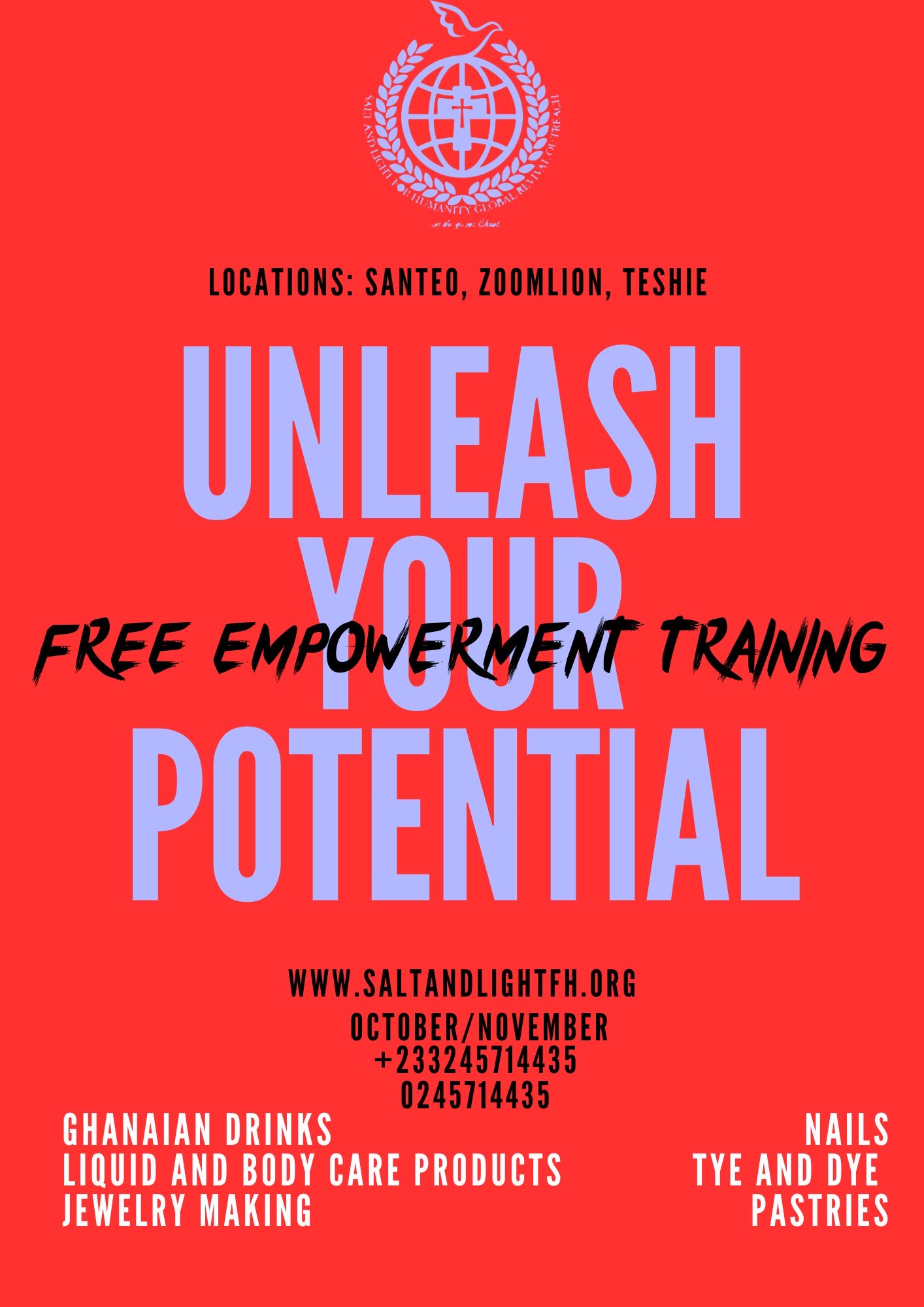 NEW TRAINING ALERT: Unleash your Potential